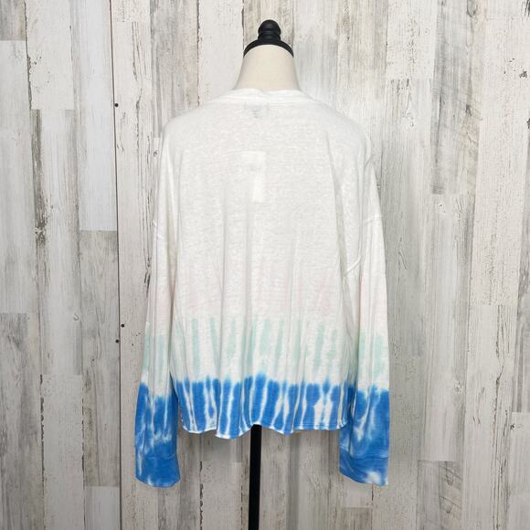 NWT Splendid Oversized Tie Dye Lightweight Pullover Lounge Casual Boho Size L - Picture 3 of 9